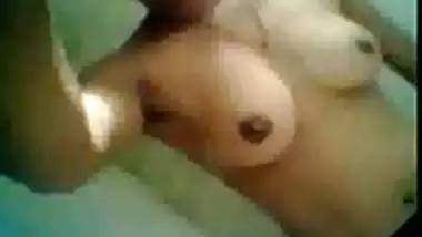 North Indian Girl self filmed her Bathing