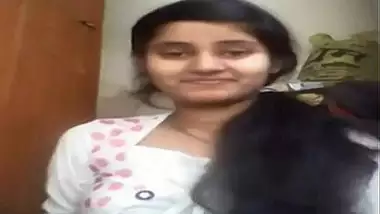 Cute girl fondles boobs on webcam indian sex video