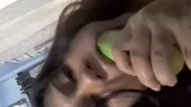 Big cucumber desi masturbation video