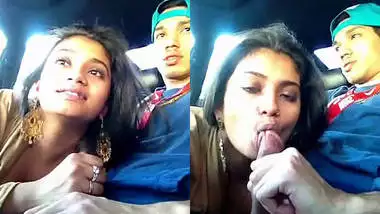 Xxxhfvidio - Hot babe sucking bf on lunch break in car indian sex video