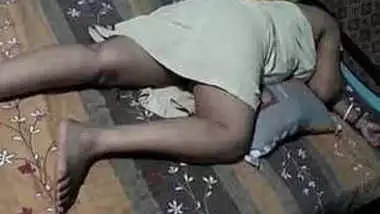 Sanjana aunty sleeping in petticoat after long fuck indian sex video