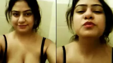 Indian GF Waafa Selfie Video 4 BF exposing boobs n pussy