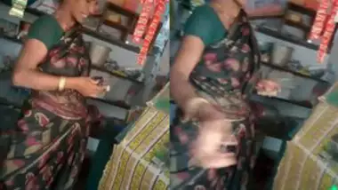 Shop owner tamil aunty fucking in doggy style indian sex video