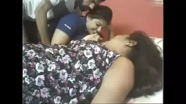 Xxx Saksye - Threesome sex live with two desi cam girls indian sex video