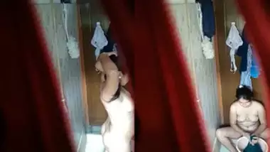 Stud sets hidden camera in bathroom to peep on indian roommate indian sex  video
