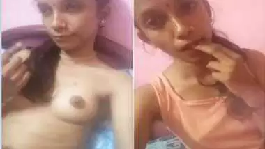 380px x 214px - Skinny desi teen takes off clothes while recording xxx selfie clip indian  sex video