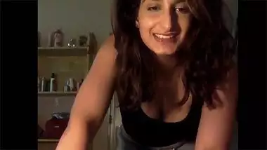 Sexy Desi webcam model dances taking off clothes in front of webcam