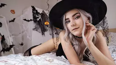Xnxcschool - Cute horny witch gets facial and swallows cum eva elfie indian sex video