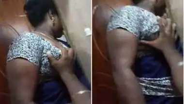 Shy Desi woman has her XXX boobs grabbed by boyfriend with camera