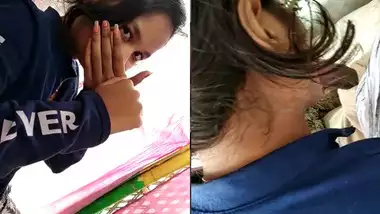 Assamese teen girl giving blowjob outdoors