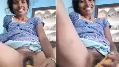 Telegu wife masturbating with big banana indian sex video