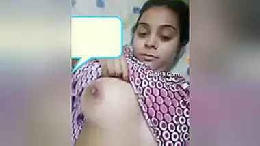 Xxcbbm - Today exclusive cute desi girl showing her boobs and pussy on video call  part 1 indian sex video