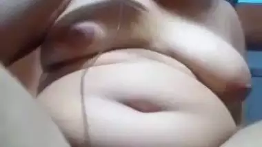 Unsatisfied Desi XXX whore have a video call sex with ex-lover