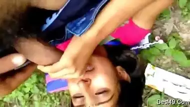 Guys coerce defenseless Desi girlfriend into oral sex and touch XXX twat