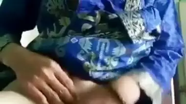 Cute Girl Fingering Pussy On Selfie Cam Video