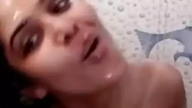 Cute nursing girl naked bathing video