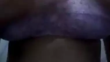 Desi girl show her big boob selfie video 6