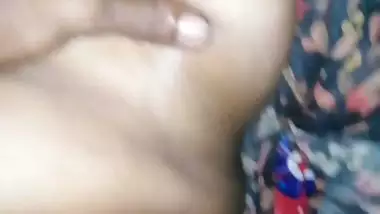 Horny mature MILF pussy fucking with boob pressing