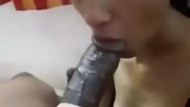 desi girl sucking black dick