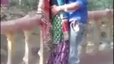 Indian cheating wife kissing stranger man on the street, mms sex video