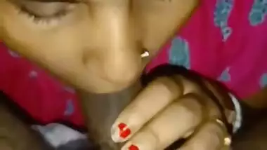 Today Exclusive- Desi Boudi Sucking Hubby Dick