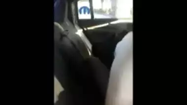 indian babe fucks white guy in car
