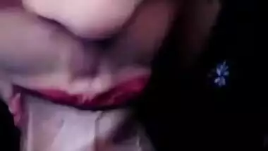 Desi Bj Inside Car