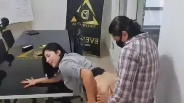 DESI Extremely Hot Secratary Hard Fucking with Boss in Office