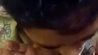 Cute Desi GF gets cum shot on her face