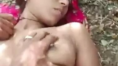 Desi Village Girl Boobs Pressing