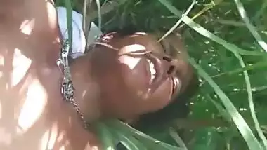 Dehati Bhabi jungle sex with a secret lover MMS