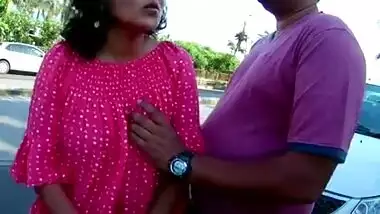 Indian girls boobs groped in public