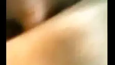 Beautiful Indian girl giving blowjob to BF in car