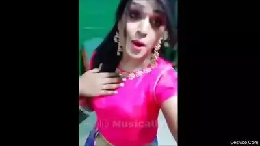 beautiful aunty selfie video