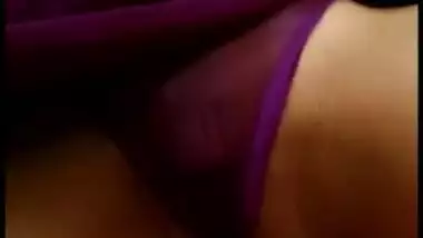 Indian Babe Sucking Cock on a Threesome