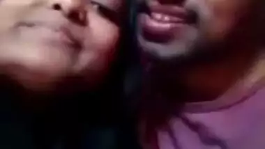 Desi Indian Couple Kissing