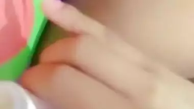 Anal masturbation video of Desi college teen girl