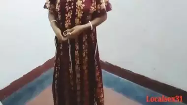 Indian Village Bhabhi Beautiful Black Dress Fuck Her Client