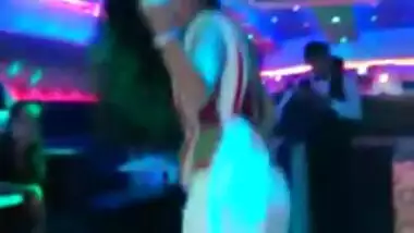 beautiful Indian dancer in dance bar
