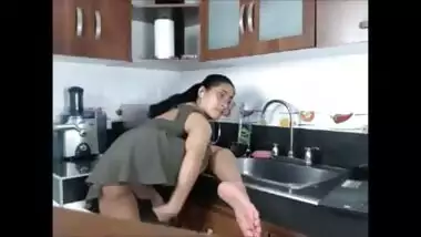 Favorite Shemale in Kitchen