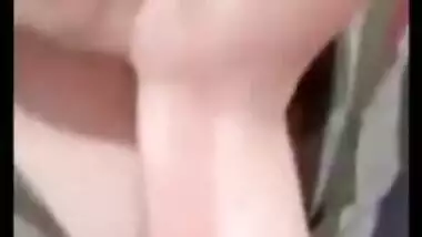 Paki Girl Sucking Her Boobs