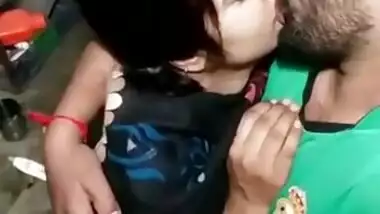 Cute Punjabi Couple Kissing