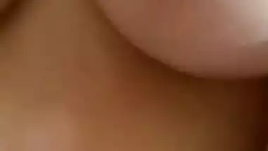Guy enjoys buttery boobs of a girl while she rides