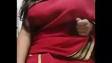 Big Boobs Bhabhi Smoking And Showing Her Big Tits
