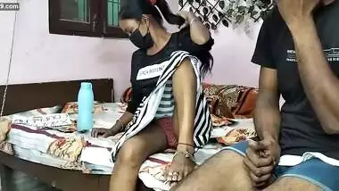 Servant fucks his madam in Hindi voice