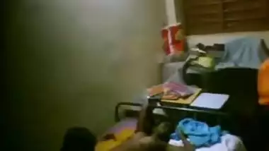 Hidden cam fixed in a guest room captured...