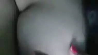 Chubby girl moaning in rubbing pussy and boob press