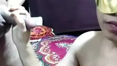 Mature couple live Indian blowjob show video