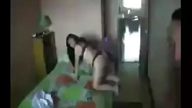 Hidden cam sex video of college guy fucking Mumbai bhabhi