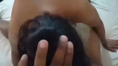 Stepmom deepthroat | Milf deepthroat and cock riding | Milf blowjob | ඇන්ට් උගුරටම දාල බැලුවා